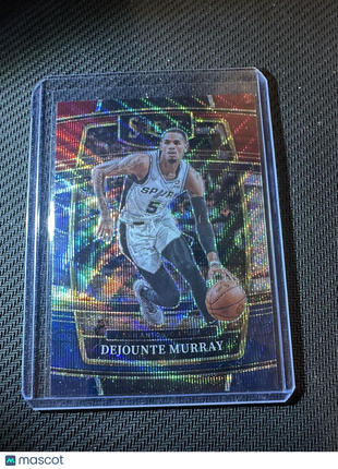 2021-22 Select Dejounte Murray Concourse Tri Color Prizm Parallel #43 Spurs