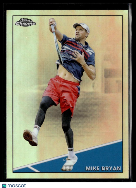 2021 TOPPS CHROME TENNIS REFRACTOR 73 Mike Bryan