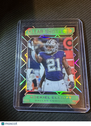 Ezekiel Elliott 2020 Panini Illusions Clear Shots Insert #3 Dallas Cowboys