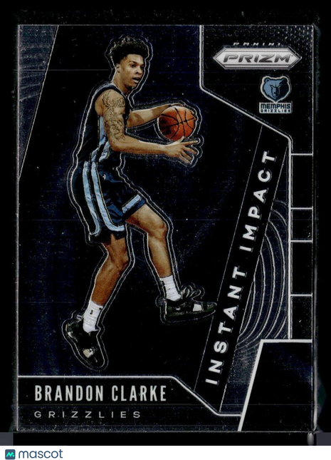 2019-20 PRIZM INSTANT IMPACT BRANDON CLARKE GRIZZLIES