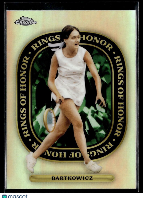 2021 TOPPS CHROME TENNIS REFRACTOR RINGS OF HONOR ROH-5 Peaches Bartkowicz