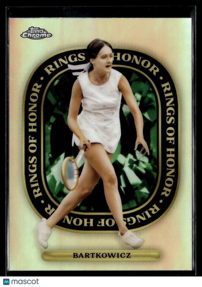 2021 TOPPS CHROME TENNIS REFRACTOR RINGS OF HONOR ROH-5 Peaches Bartkowicz