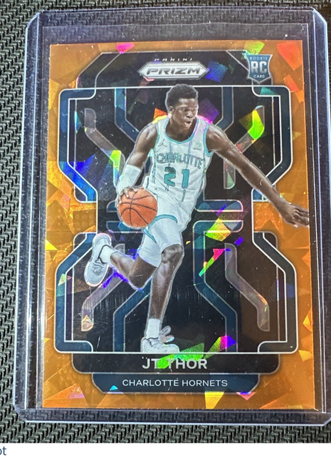 2021-22 prizm orange ice Jt Thor