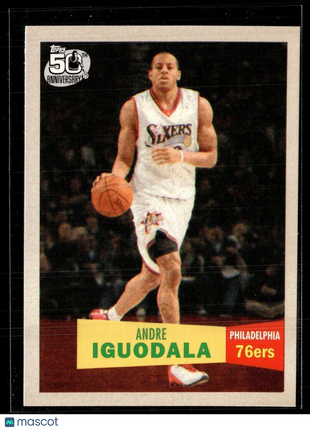 2007-08 TOPPS THROWBACK ANDRE IGUODALA 76ERS