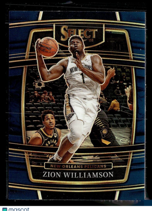 2021-22 SELECT BLUE PRIZM RETAIL CONCOURSE ZION WILLIAMSON PELICANS