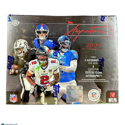 NFL 2025 Topps Signature Class Football Hobby Jumbo Box