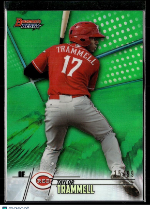 2018 BOWMAN BEST GREEN /99 TAYLOR TRAMMELL REDS