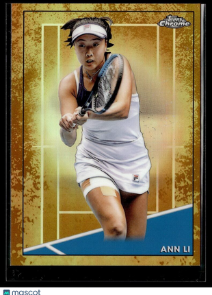 2021 TOPPS CHROME TENNIS CLAY COURT 40 Ann Li