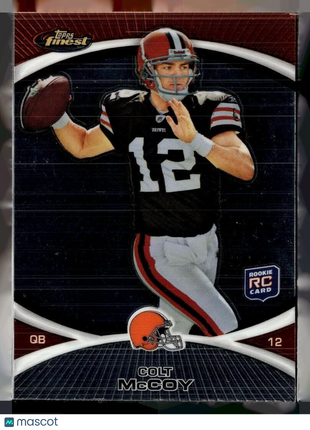 2010 FINEST ROOKIE COLT MCCOY BROWNS