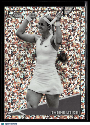 2021 TOPPS CHROME TENNIS BLACK WHITE MINI DIAMONDS 90 Sabine Lisicki