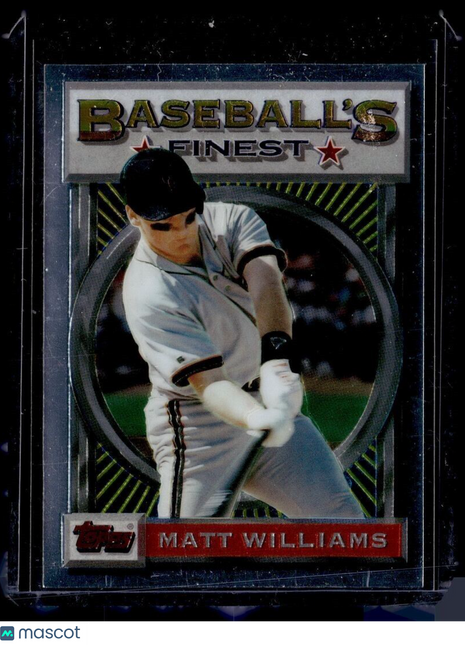 1993 FINEST MATT WILLIAMS GIANTS