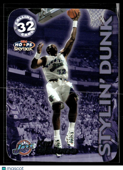 1999-00 SKYBOX SYLIN' DUNK KARL MALONE JAZZ
