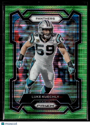 2023 PRIZM GREEN PULSAR 43 Luke Kuechly - Carolina Panthers