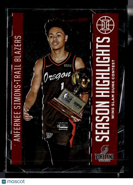 2020-21 ILLUSIONS SEASON HIGHLIGHTS ANFERNEE SIMONS BLAZERS