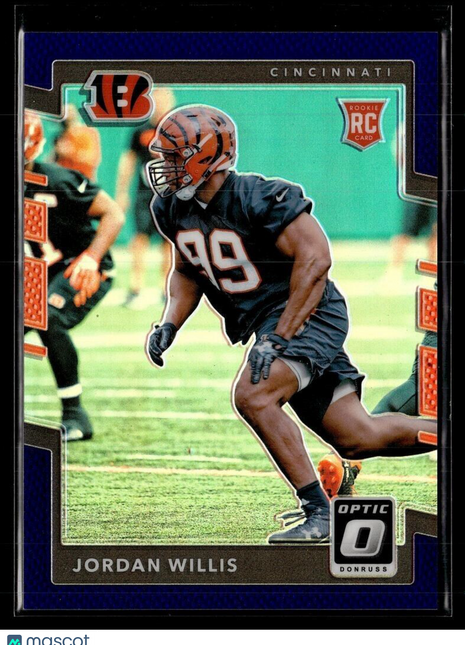 2017 OPTIC PURPLE /50 ROOKIE JORDAN WILLIS BENGALS