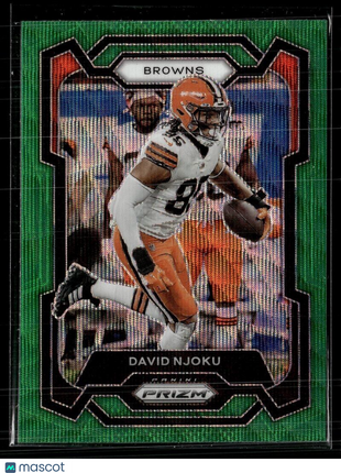 2023 PRIZM GREEN WAVE 70 David Njoku - Cleveland Browns
