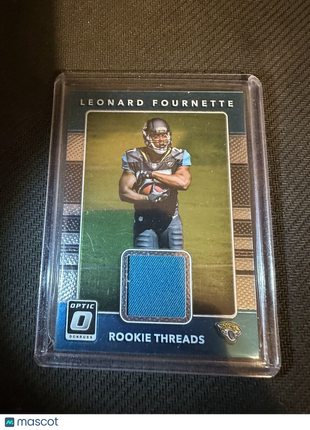 2017 DONRUSS OPTIC LEONARD FOURNETTE ROOKIE THREADS JERSEY BUCCANEEERS JAGUARS