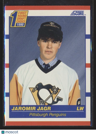 1990-91 SCORE DRAFT PICK JAROMIR JAGR PENGUINS