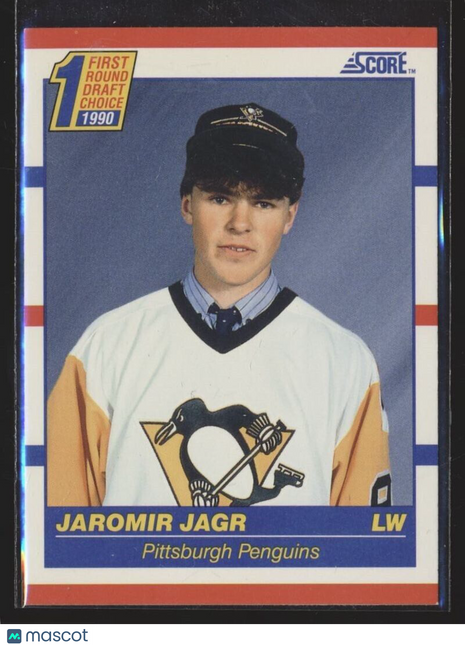 1990-91 SCORE DRAFT PICK JAROMIR JAGR PENGUINS