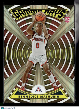 2022-23 CHRONICLES DRAFT GAMMA RAYS ROOKIE BENNEDICT MATHURIN ARIZONA