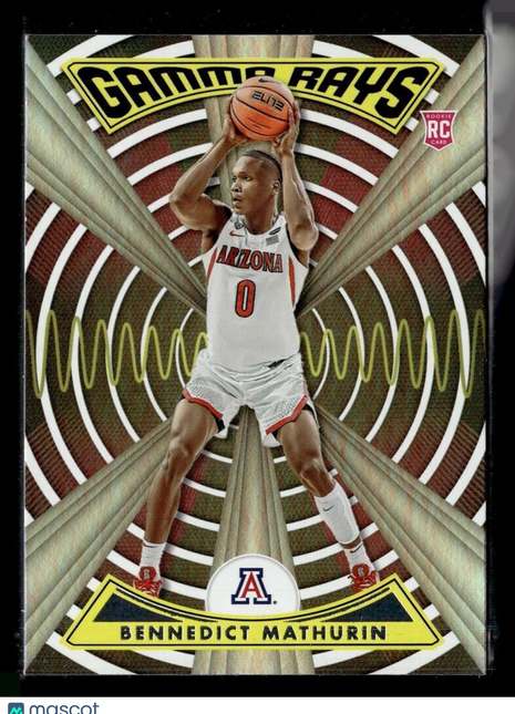 2022-23 CHRONICLES DRAFT GAMMA RAYS ROOKIE BENNEDICT MATHURIN ARIZONA
