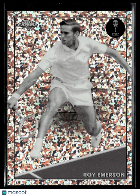 2021 TOPPS CHROME TENNIS BLACK WHITE MINI DIAMONDS 94 Roy Emerson