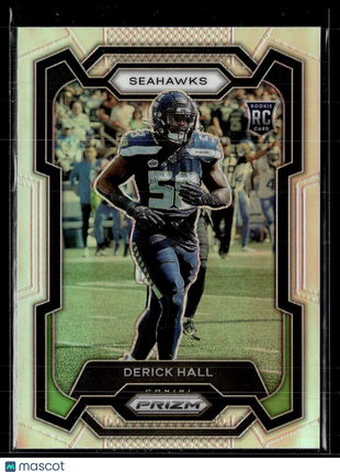 2023 PRIZM SILVER ROOKIE 388 Derick Hall - Seattle Seahawks