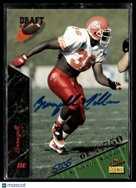 1995 SIGNATURE ROOKIES /7750 AUTO BONZELL MILLER UTAH