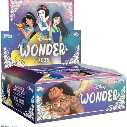 DISNEY 2025 Topps Disney Wonder Hobby Box
