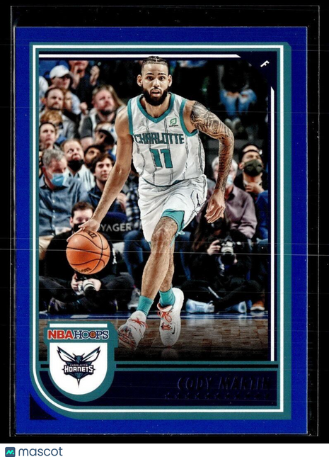 2022-23 NBA HOOPS BLUE 94 Cody Martin - Charlotte Hornets