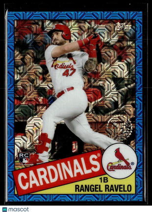 2020 TOPPS CHROME SILVER PACK 35TH ANNIVERSARY BUE /150 RANGEL RAVELO CARDINALS