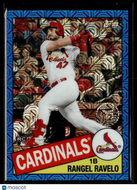 2020 TOPPS CHROME SILVER PACK 35TH ANNIVERSARY BUE /150 RANGEL RAVELO CARDINALS