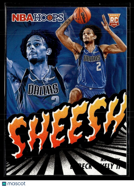 2023-24 NBA HOOPS SHEESH ROOKIE DERECK LIVELY II MAVERICKS