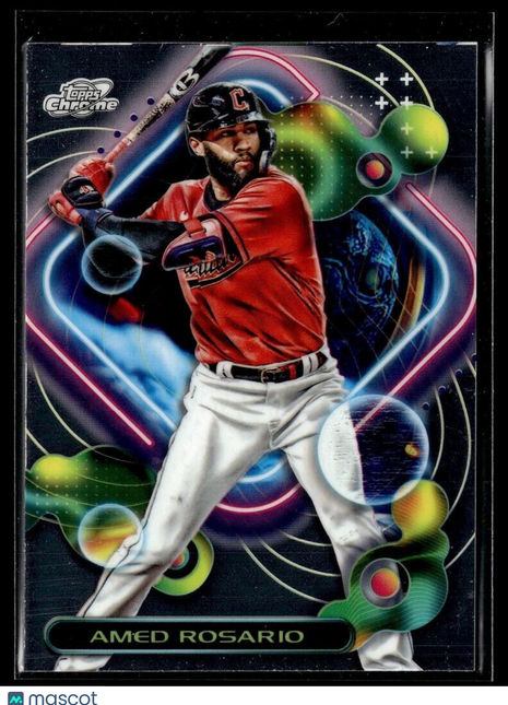 2023 TOPPS COSMIC CHROME 58 Amed Rosario - Cleveland Guardians