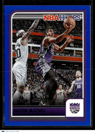 2023-24 NBA HOOPS BLUE 182 Davion Mitchell - Sacramento Kings