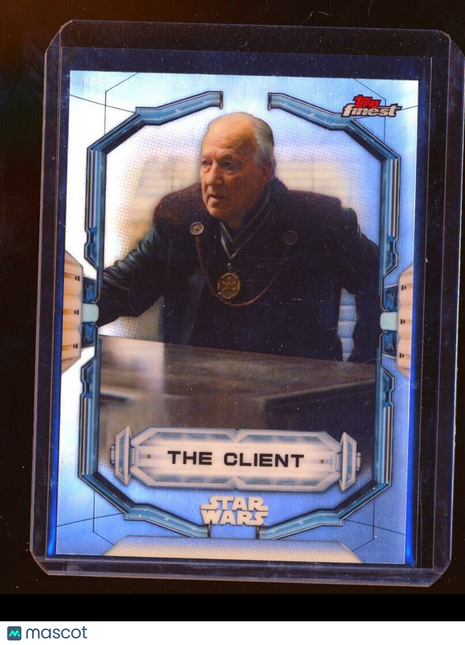 2022 FINEST STAR WARS REFRACTOR THE CLIENT