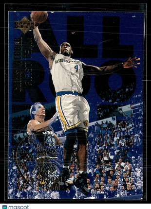 1994-95 UPPER DECK FIRST TEAM ALL ROOKIE CHRIS WEBBER WARRIORS