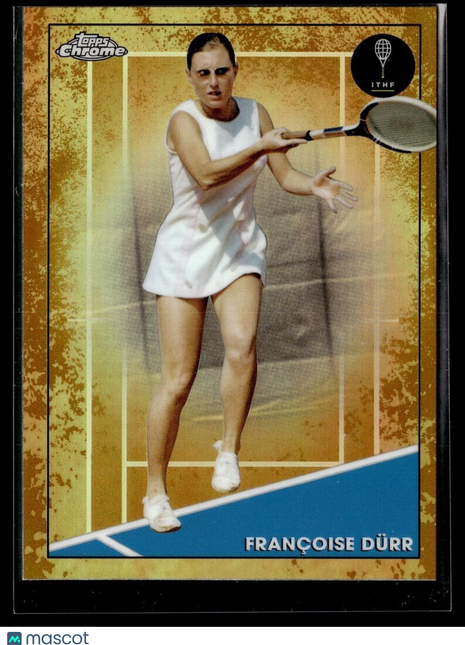 2021 TOPPS CHROME TENNIS CLAY COURT 21 Françoise Dürr