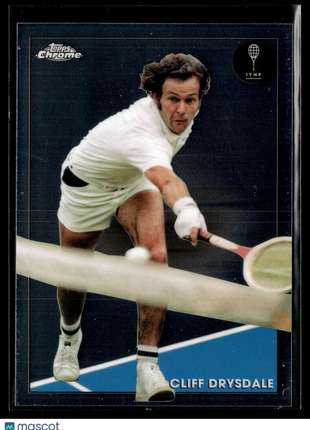 2021 TOPPS CHROME TENNIS 20 Cliff Drysdale