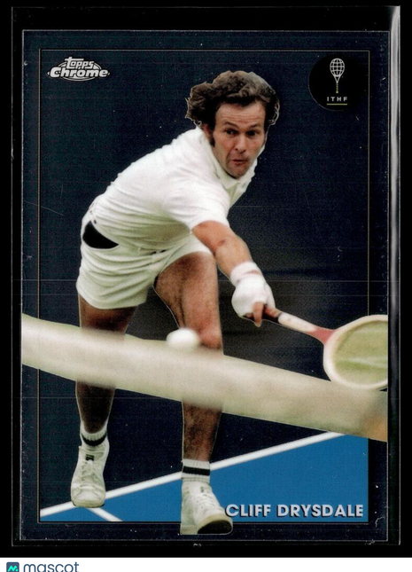 2021 TOPPS CHROME TENNIS 20 Cliff Drysdale
