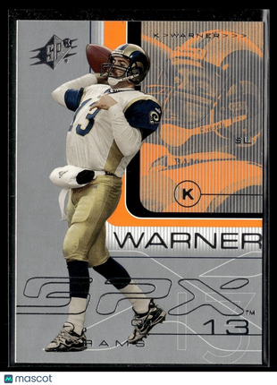 2001 SPX KURT WARNER RAMS