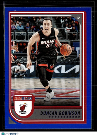 2022-23 NBA HOOPS BLUE 98 Duncan Robinson - Miami Heat
