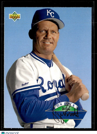 1993 UPPER DECK ON DECK GEORGE BRETT ROYALS