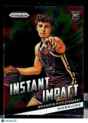 2023-24 PRIZM INSTANT IMPACT BRANDIN PODZIEMSKI WARRIORS
