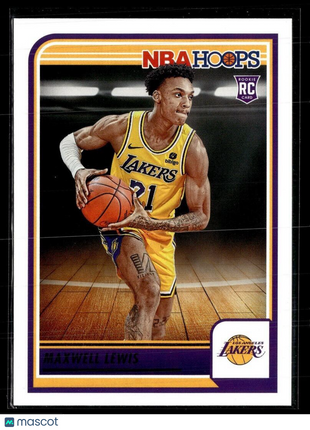 2023-24 NBA HOOPS ROOKIE 239 Maxwell Lewis - Los Angeles Lakers