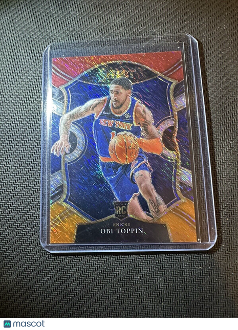 2020-21 SELECT TRI COLOR SHIMMER Concourse LEVEL #187 OBI TOPPIN KNICKS