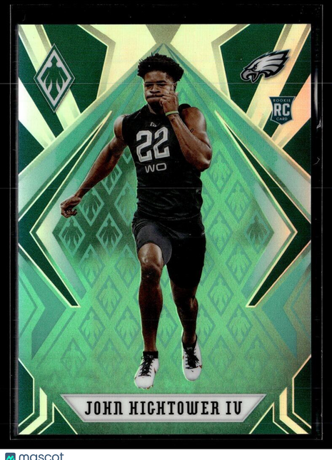 2020 PHOENIX AQUA ROOKIE /175 JOHN HIGHTOWER IV EAGLES