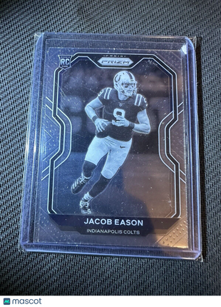 2020 Panini Prizm Jacob Eason Black and White Negative Rookie Card RC #331 Colts