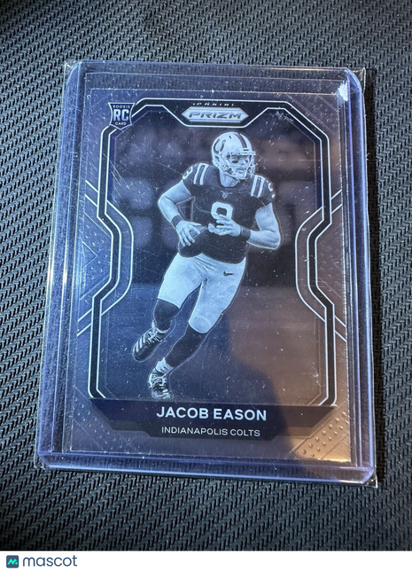 2020 Panini Prizm Jacob Eason Black and White Negative Rookie Card RC #331 Colts