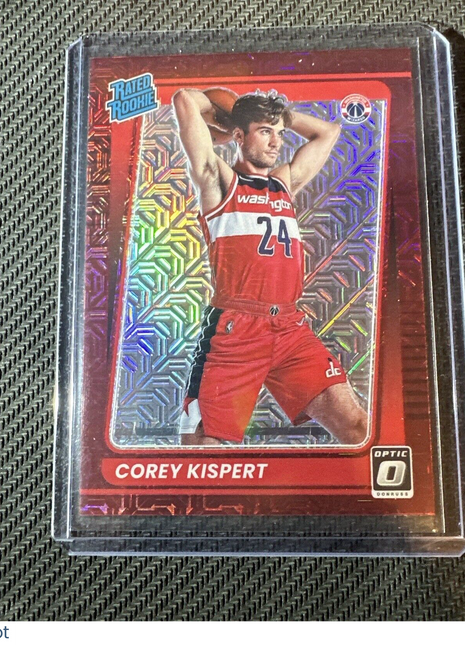 2021-22 Panini Optic Choice Rated Rookie Choice Red #183 Corey Kispert